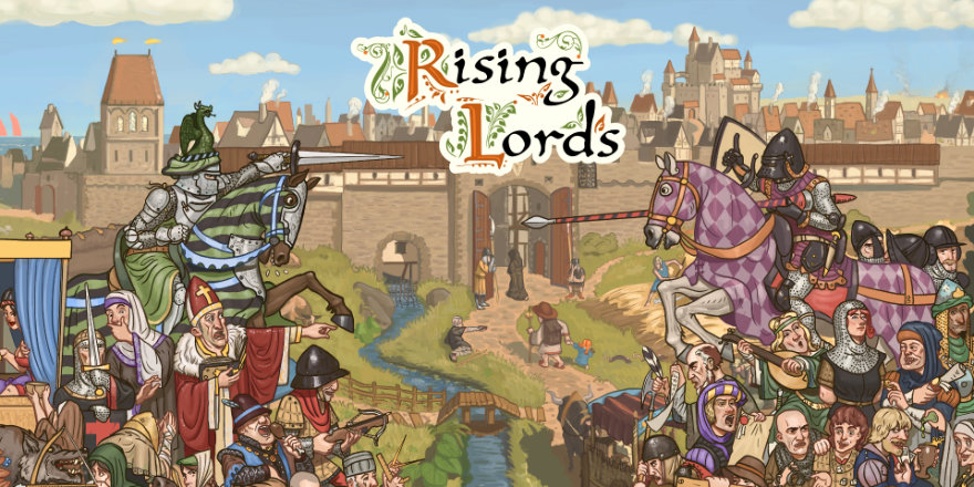 Rising Lords Strategie Mit Brett Und Kartenspiel Aus Deutschland Gamer S Palace