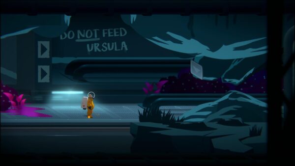 In einem Untergrundlevel steht links oben an der Wand "Don't Feed Ursula" und so richtig wissen, wer Ursula ist, möchte ich nicht.